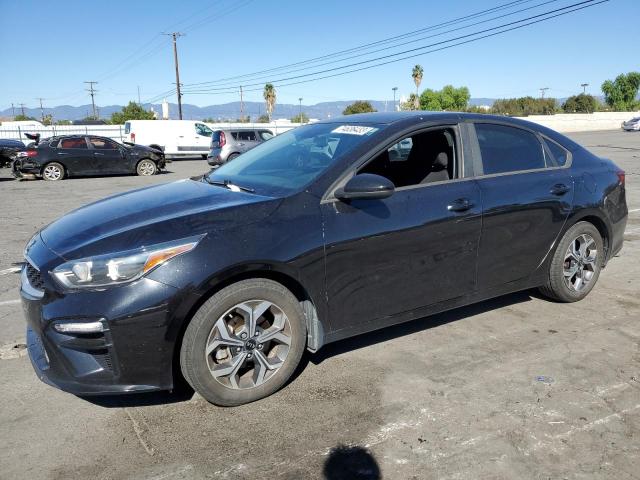 3KPF24AD9KE016656 - 2019 KIA FORTE FE BLACK photo 1