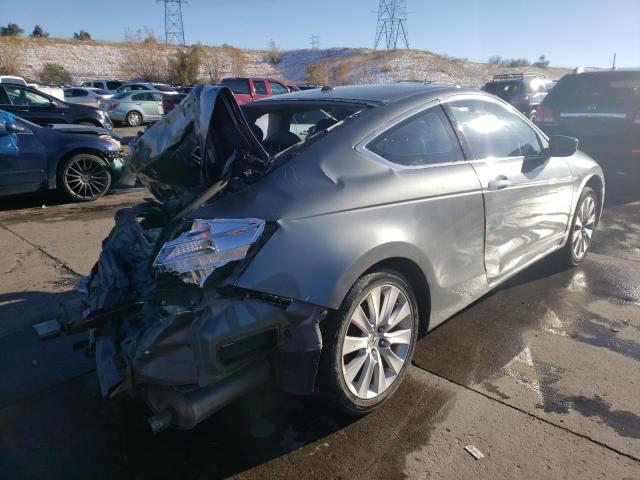 1HGCS22808A011609 - 2008 HONDA ACCORD EXL GRAY photo 3