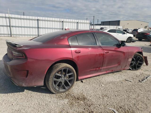 2C3CDXCT3MH591401 - 2021 DODGE CHARGER R/T MAROON photo 3