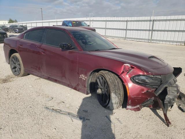 2C3CDXCT3MH591401 - 2021 DODGE CHARGER R/T MAROON photo 4