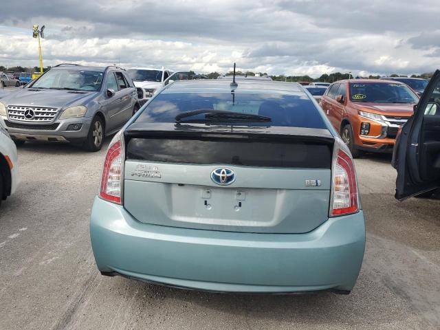 JTDKN3DUXD1733620 - 2013 TOYOTA PRIUS BLUE photo 6