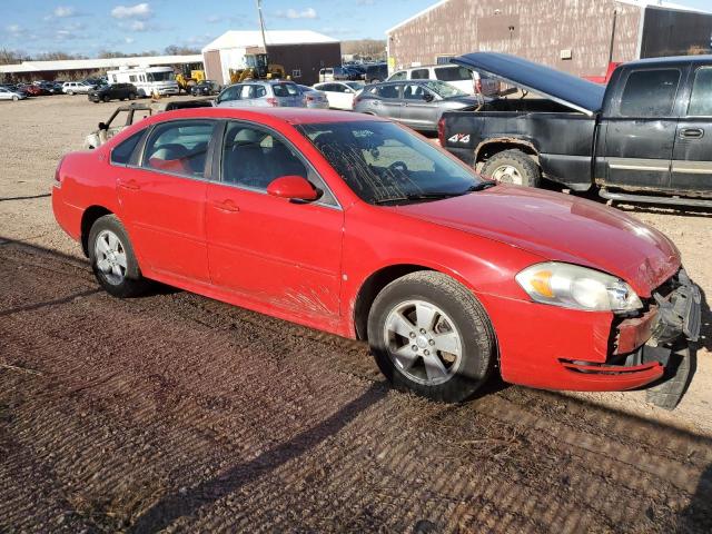 2G1WT57K191161408 - 2009 CHEVROLET IMPALA 1LT RED photo 4