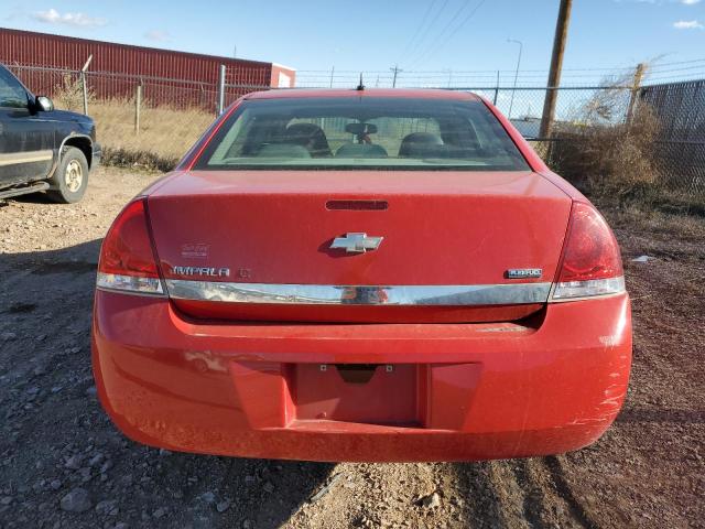 2G1WT57K191161408 - 2009 CHEVROLET IMPALA 1LT RED photo 6