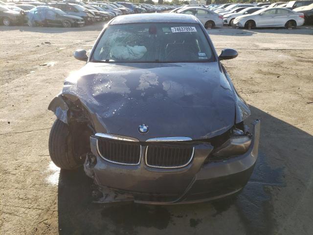 WBAVA375X7NL10883 - 2007 BMW 328 I GRAY photo 5