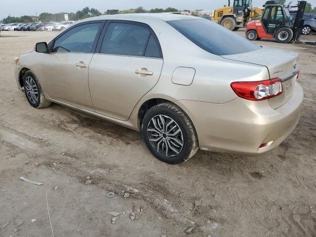 5YFBU4EE0DP100541 - 2013 TOYOTA COROLLA BASE BEIGE photo 2