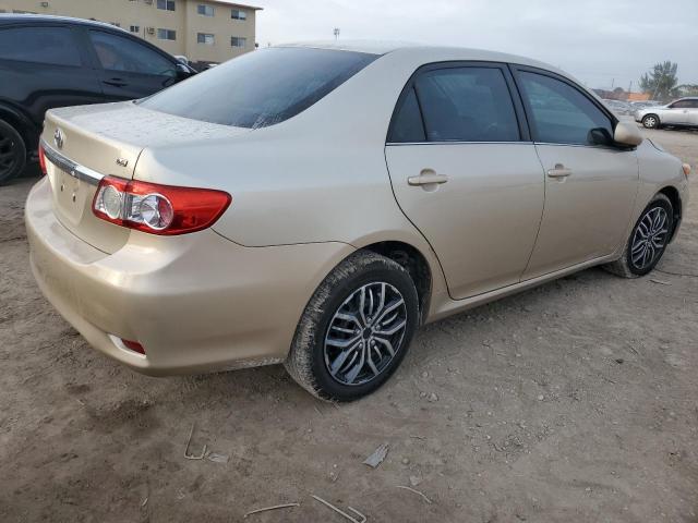 5YFBU4EE0DP100541 - 2013 TOYOTA COROLLA BASE BEIGE photo 3