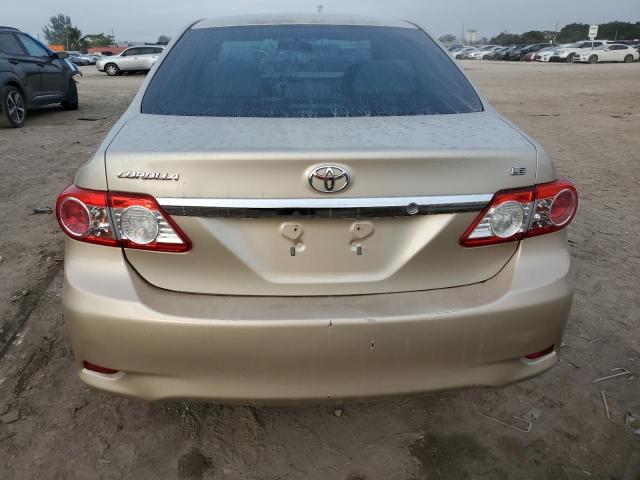 5YFBU4EE0DP100541 - 2013 TOYOTA COROLLA BASE BEIGE photo 6