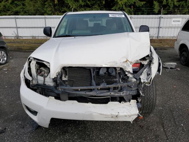 JTEBU14R870108450 - 2007 TOYOTA 4RUNNER SR5 WHITE photo 5