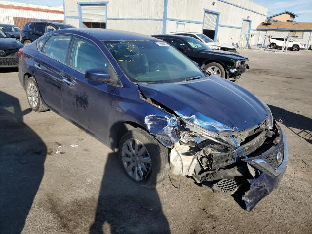 3N1AB7AP9JY328286 - 2018 NISSAN SENTRA S BLUE photo 4