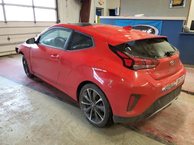 KMHTG6AF4KU018782 - 2019 HYUNDAI VELOSTER BASE RED photo 2