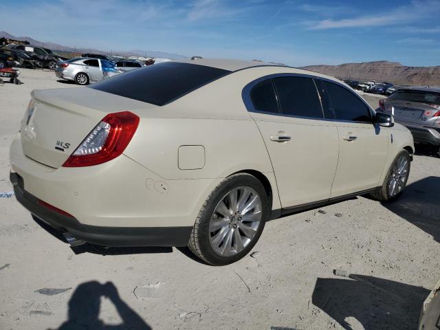 1LNHL9FT1EG600374 - 2014 LINCOLN MKS CREAM photo 3