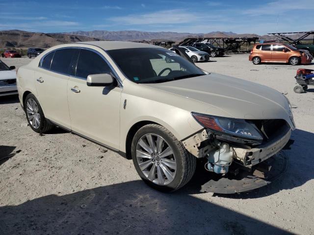 1LNHL9FT1EG600374 - 2014 LINCOLN MKS CREAM photo 4