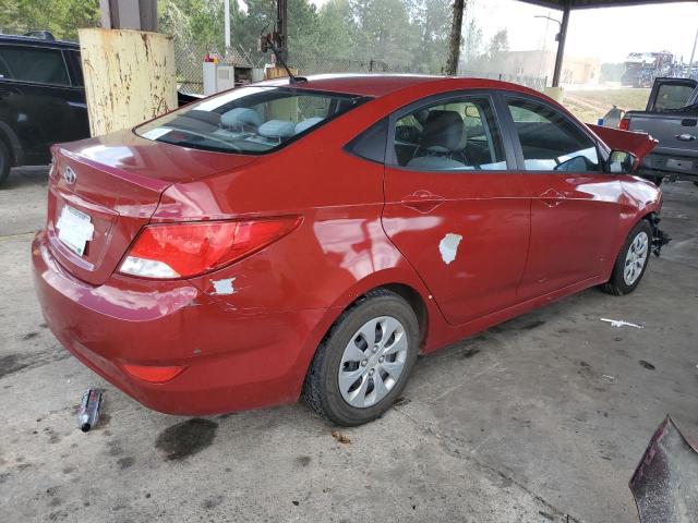 KMHCT4AE7HU393162 - 2017 HYUNDAI ACCENT SE RED photo 3