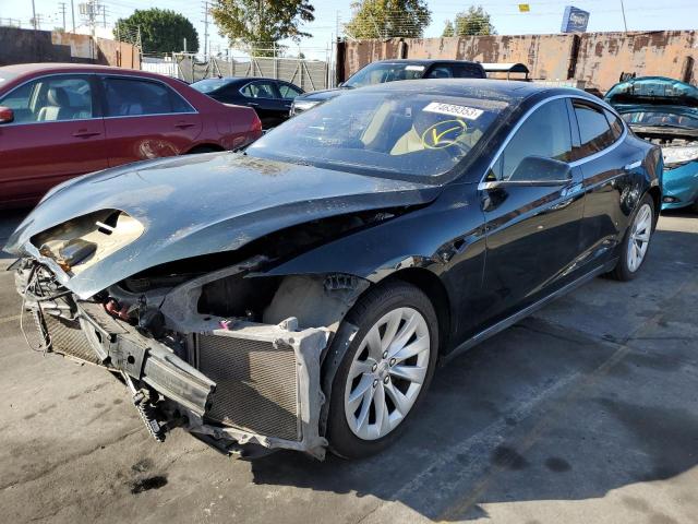5YJSA1DNXDFP20057 - 2013 TESLA MODEL S Սև լուսանկար 1