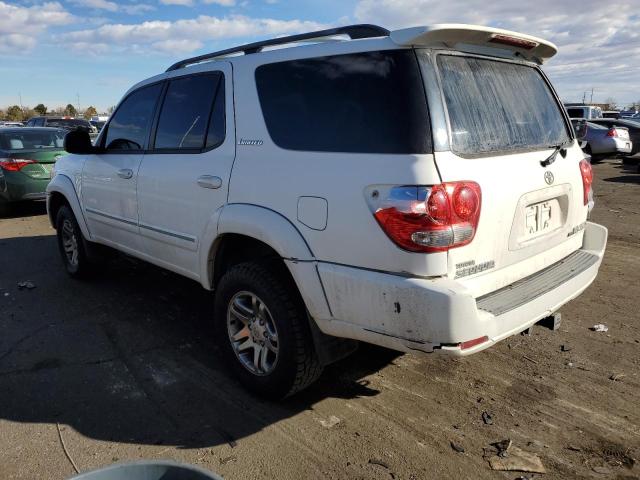 5TDBT48A86S265100 - 2006 TOYOTA SEQUOIA LIMITED WHITE photo 2