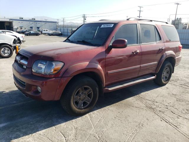 5TDBT48A06S271778 - 2006 TOYOTA SEQUOIA LIMITED RED photo 1