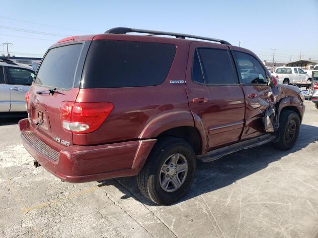5TDBT48A06S271778 - 2006 TOYOTA SEQUOIA LIMITED RED photo 3