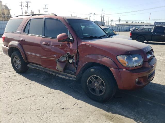 5TDBT48A06S271778 - 2006 TOYOTA SEQUOIA LIMITED RED photo 4