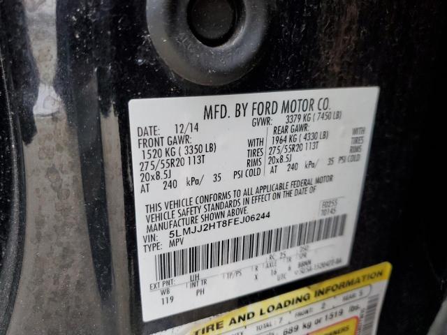 5LMJJ2HT8FEJ06244 - 2015 LINCOLN NAVIGATOR 黑色 照片 12