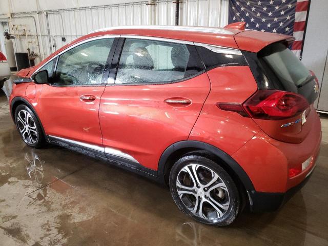 1G1FZ6S01L4123196 - 2020 CHEVROLET BOLT EV PREMIER ORANGE photo 2