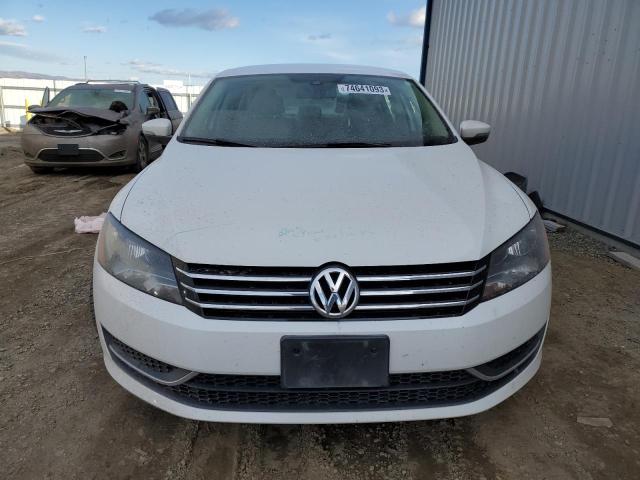 1VWAT7A31EC036599 - 2014 VOLKSWAGEN PASSAT S WHITE photo 5