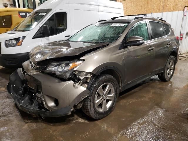 2T3RFREV8FW241677 - 2015 TOYOTA RAV4 XLE TAN photo 1