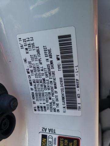 5J6RM3H72EL042698 - 2014 HONDA CR-V EXL SILVER photo 13