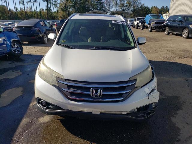 5J6RM3H72EL042698 - 2014 HONDA CR-V EXL SILVER photo 5