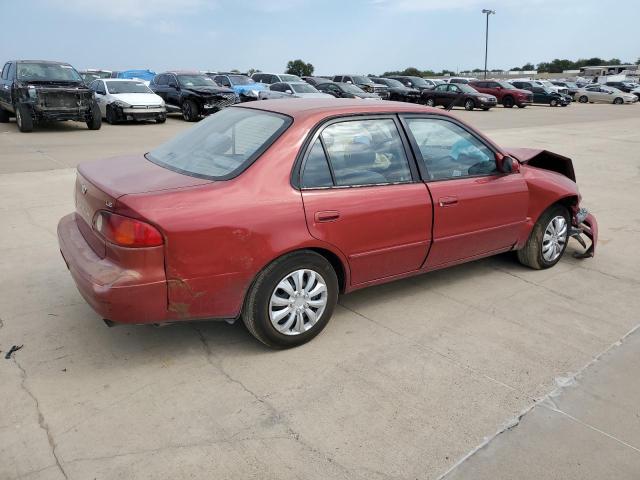 1NXBR12E51Z479051 - 2001 TOYOTA COROLLA CE RED photo 3