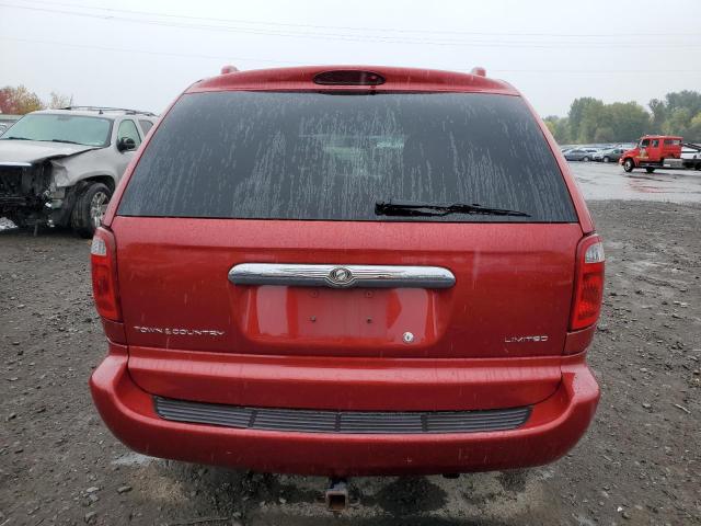 2C8GP64L93R360121 - 2003 CHRYSLER TOWN & COU LIMITED RED photo 6