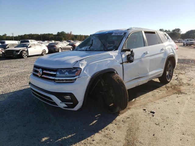 1V2SR2CA7KC607446 - 2019 VOLKSWAGEN ATLAS SEL WHITE photo 1