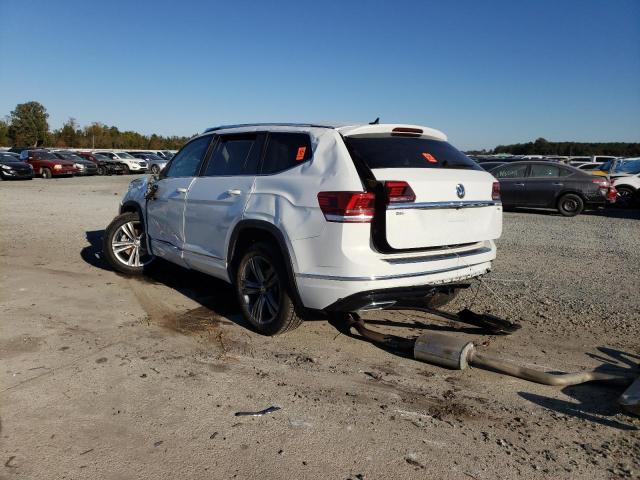 1V2SR2CA7KC607446 - 2019 VOLKSWAGEN ATLAS SEL WHITE photo 2