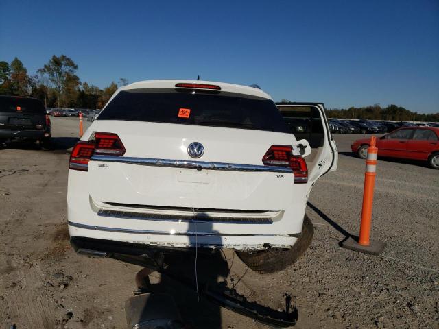 1V2SR2CA7KC607446 - 2019 VOLKSWAGEN ATLAS SEL WHITE photo 6