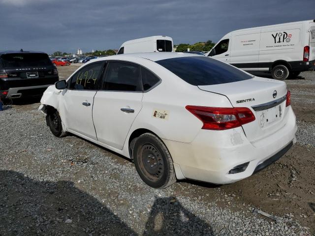 3N1AB7AP8GL679325 - 2016 NISSAN SENTRA S WHITE photo 2