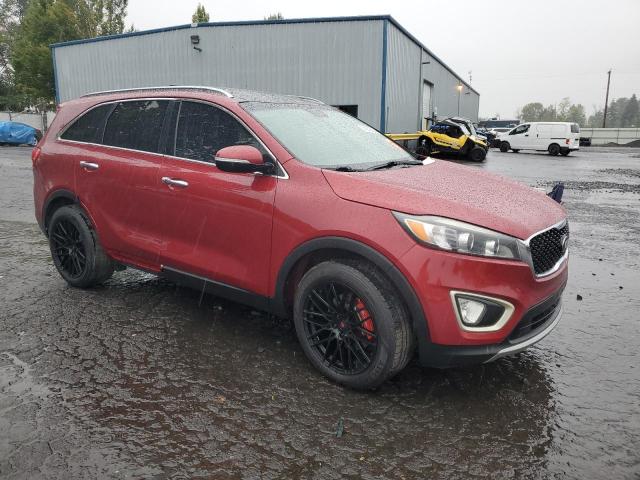 5XYPH4A19GG128912 - 2016 KIA SORENTO EX RED photo 4