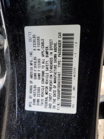 19UUA9F56DA005467 - 2013 ACURA TL TECH BLACK photo 12