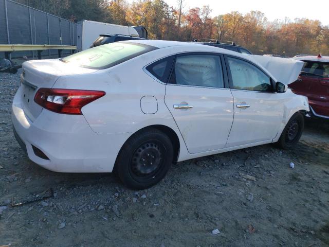 3N1AB7AP9KY262646 - 2019 NISSAN SENTRA S WHITE photo 3