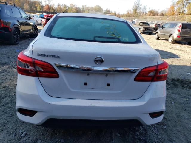 3N1AB7AP9KY262646 - 2019 NISSAN SENTRA S WHITE photo 6