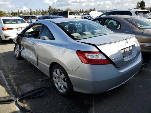 2HGFG12677H534956 - 2007 HONDA CIVIC LX SILVER photo 2