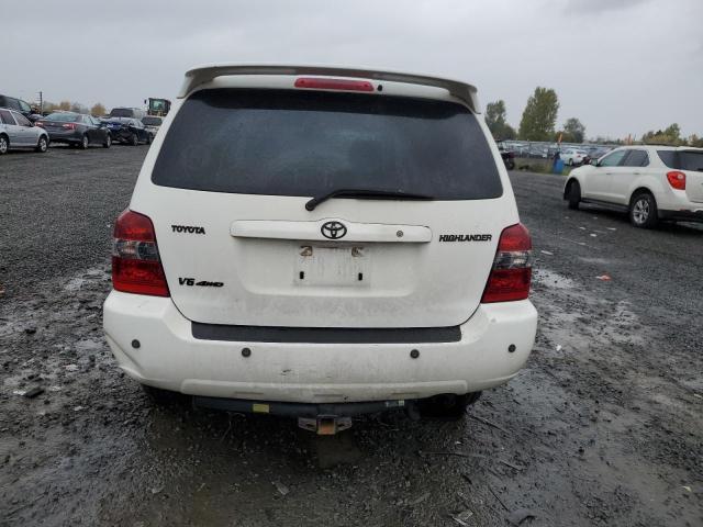 JTEEP21A640063724 - 2004 TOYOTA HIGHLANDER WHITE photo 6