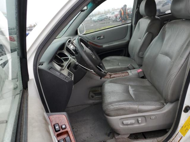 JTEEP21A640063724 - 2004 TOYOTA HIGHLANDER WHITE photo 7