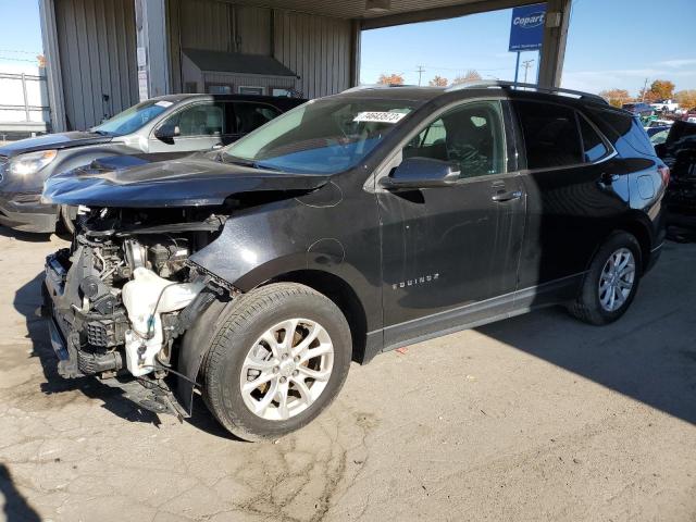 2GNAXSEV1J6105257 - 2018 CHEVROLET EQUINOX LT BLACK photo 1