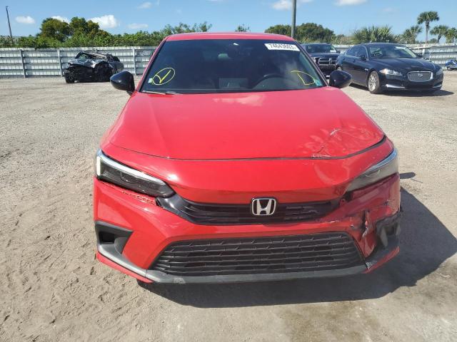 2HGFE2F56NH590588 - 2022 HONDA CIVIC SPORT 红色 照片 5