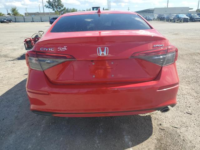 2HGFE2F56NH590588 - 2022 HONDA CIVIC SPORT 红色 照片 6