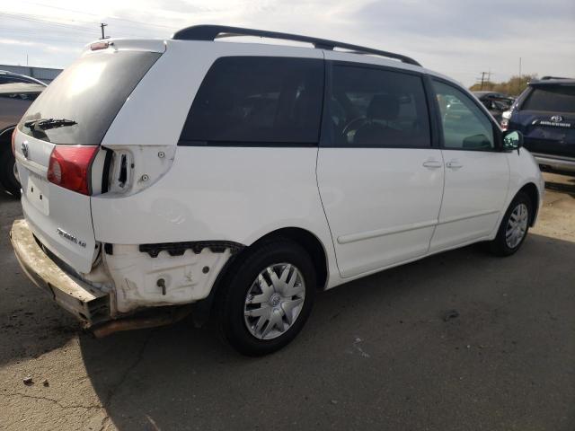 5TDZK23C48S187576 - 2008 TOYOTA SIENNA CE WHITE photo 3