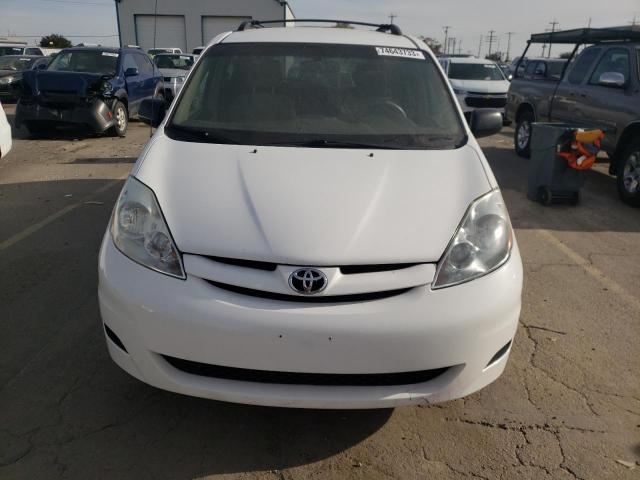 5TDZK23C48S187576 - 2008 TOYOTA SIENNA CE WHITE photo 5