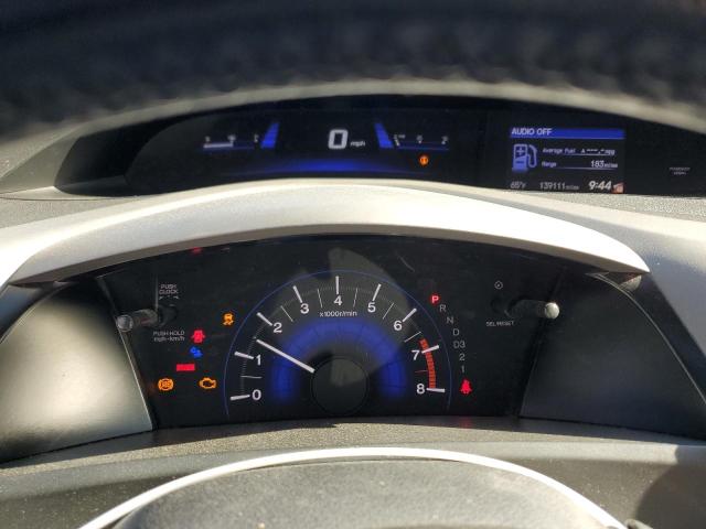 2HGFG3B02CH508962 - 2012 HONDA CIVIC EXL ნაცრისფერი ფოტო 9