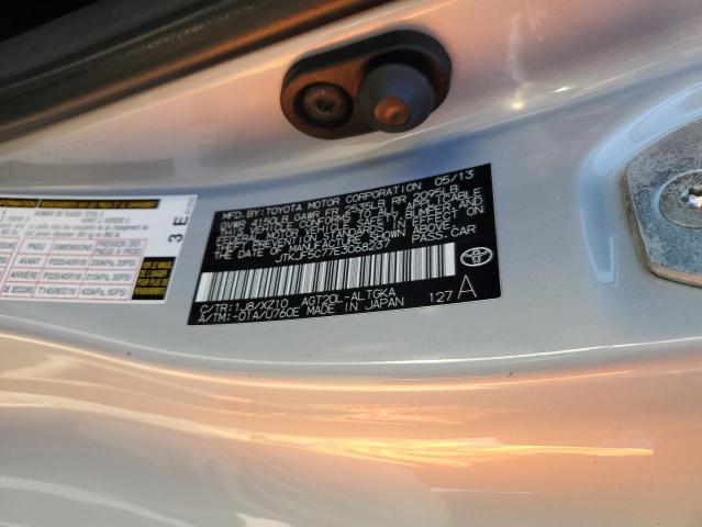 JTKJF5C77E3068237 - 2014 TOYOTA SCION TC ვერცხლისფერი ფოტო 12