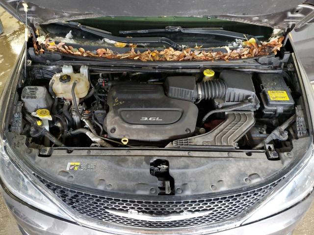 2C4RC1BG1HR670219 - 2017 CHRYSLER PACIFICA TOURING L BLACK photo 12