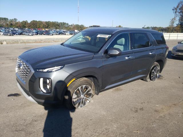 KM8R24HE7NU353758 - 2022 HYUNDAI PALISADE SEL GRAY photo 1